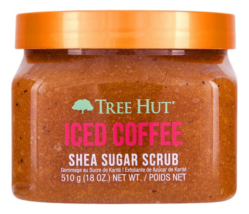 Exfoliante Corporal Tree Hut. Importado. Iced Coffee 510 Gr.