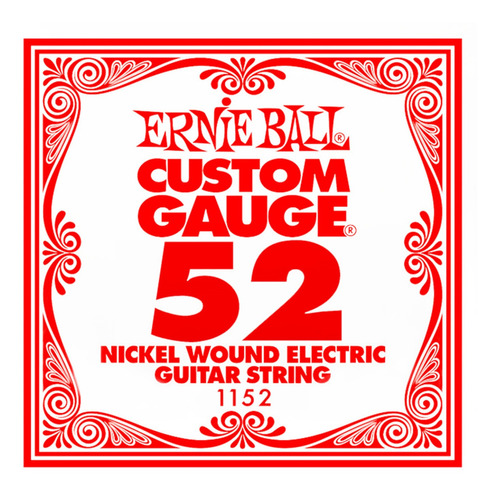 Cuerda Suelta Ernie Ball 052 Nickel Wound Guitarra Electrica