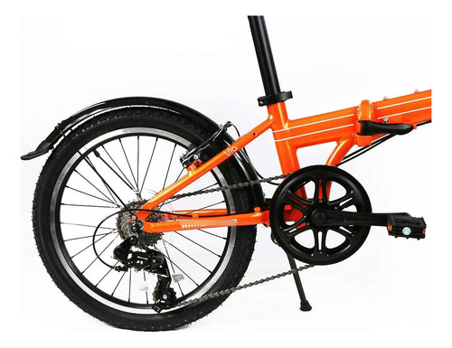Bicicleta Plegable 20 Ligera Chasis Aluminio 7 Velocidades