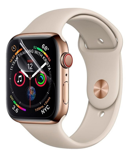 Kit 3 Pelicula Nano Gel Apple Watch 1,2,3,4,5 Sem Recortes