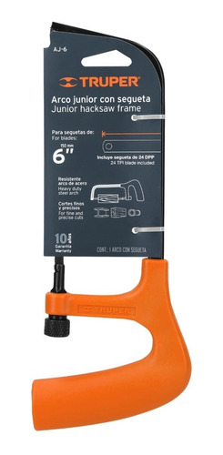 Arco Junior 6 Pulgadas. Para Segueta, Truper.