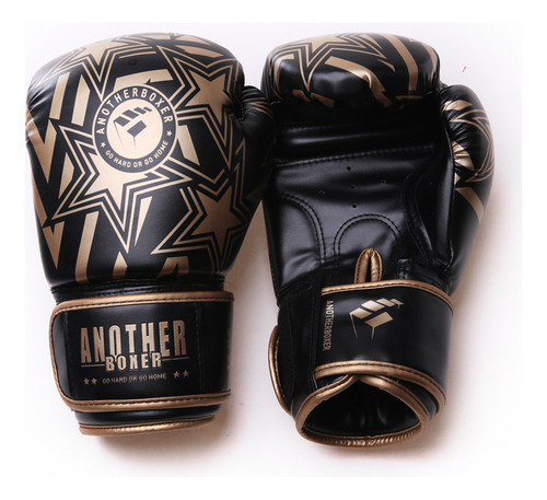 Luvas De Boxe Infantis Golden Star 12 Onças Sanda Para Trein