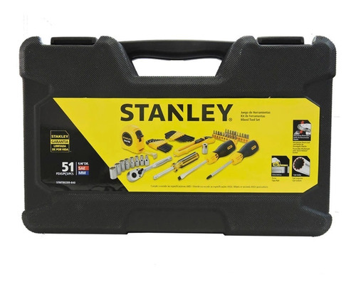 Kit De Ferramentas Com 51 Peças Stmt80289-840 Stanley