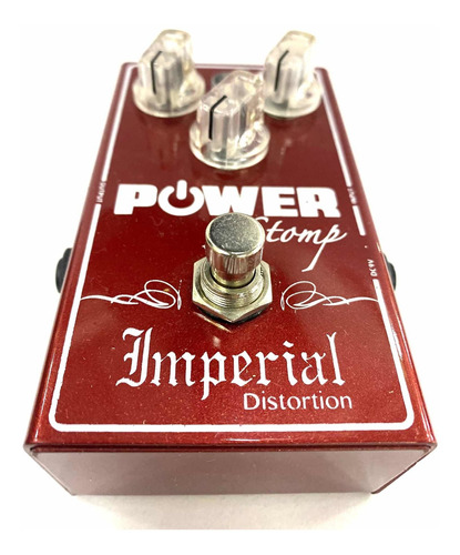 Pedal Guitarra Power Stomp Imperial Distorion Handmade Novo