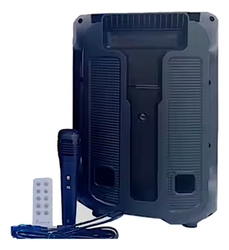 Bocina Portatil Amplificada Microfono Control 8in Fm Tws 4pz