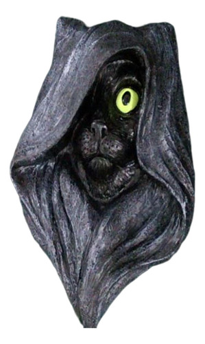 Figura De Gato Con Sombrero Misterioso, Estatua Creativa