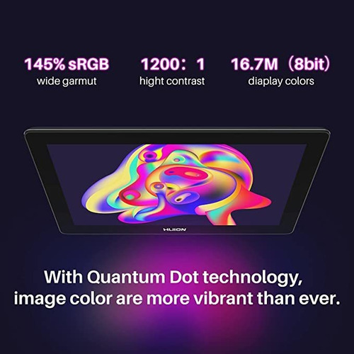 Imagen 3 de 7 de Huion Kamvas Pro 16 Plus 4k Uhd Tableta De Dibujo Con Panta.