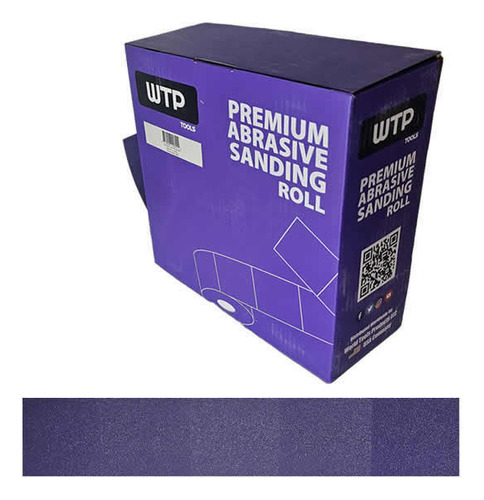 Rollo De Lija De Cerámica Wtp Tools - Corte 7cm - 12m