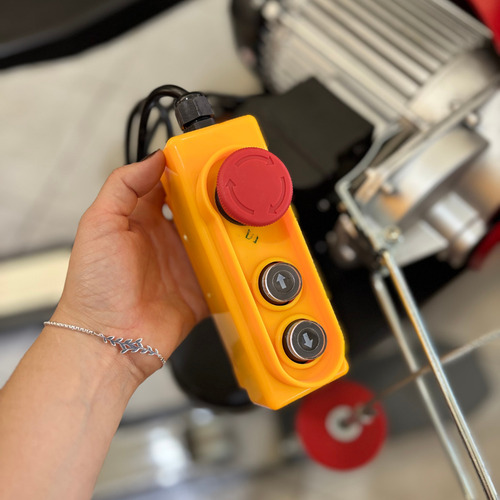 Aparejo Electrico 500/1000kg 6/12m Reforzado 1600w Lowen