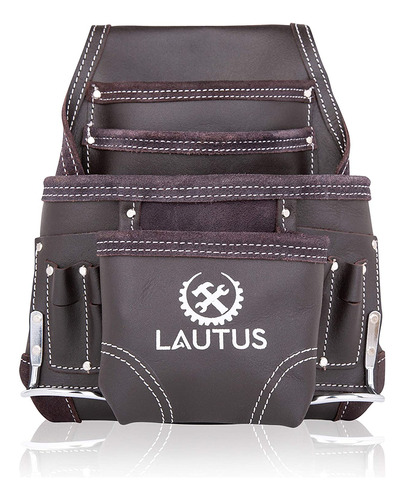 Lautus - Bolsa De Herramientas De Cuero Curtido Con Aceite  