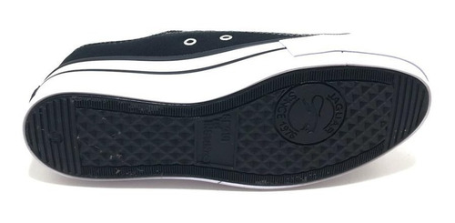 Imagen 5 de 5 de Zapatilla Jaguar Mujer Plataforma Lona Dama Urbana Art 8010