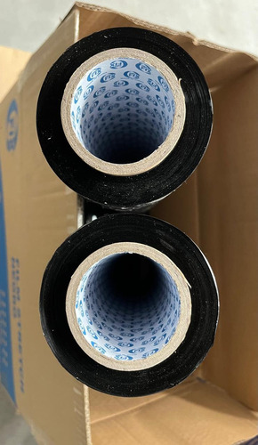 Rollo Film Stretch Virgen Negro 50cm 100% Cubritivo Caja X 6