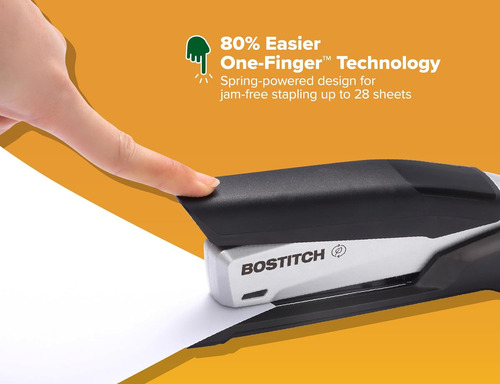 Grapadora Bostitch Inpower, Máximo 28 Furos, Com 210 Grapas