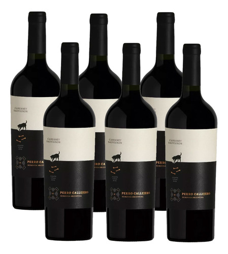 Vino Perro Callejero Cabernet Sauvignon Caja X 6 De 750cc