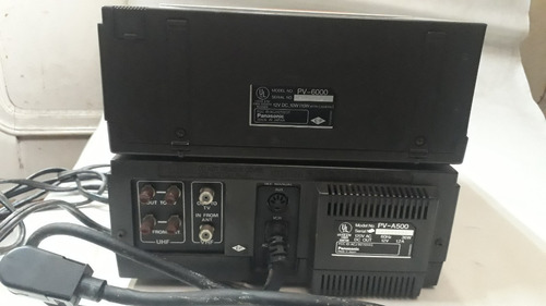 Panasonic Omnivision Vhs Pv-6000 + Pv-a500 + Acessórios