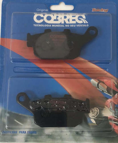 Pastilha Traseira Cbr 650f Cb 650f Sem Abs Cobreq Racing