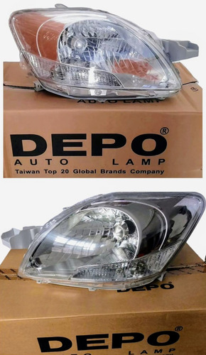 Faros Izquierdo Derecho Yaris Belta 2006 2007 2008 2009 Depo