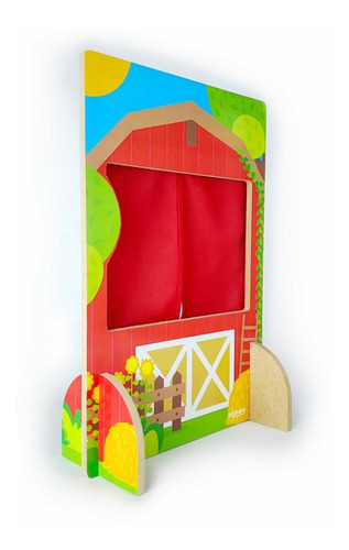 Teatro Temático Granja De Títeres De Madera Pipikuku