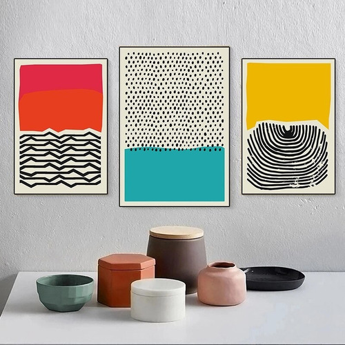 Imagen 2 de 8 de Cuadro Nórdico Trípticos -deco 42- Super Oferta Uhd
