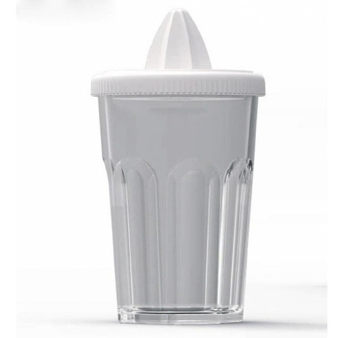 Imagen 2 de 2 de Vaso Facetado + Exprimidor Varios Colores 400 Ml Bipo