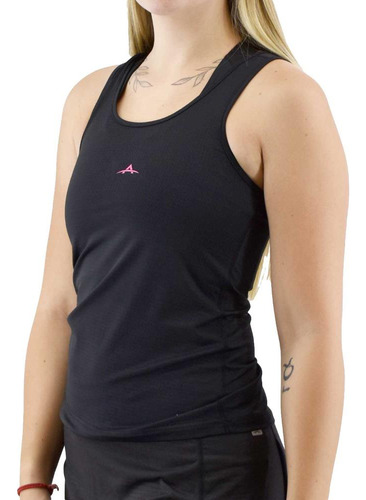 Musculosa Abyss Con Elastico Y Abertura Negro 23v0826