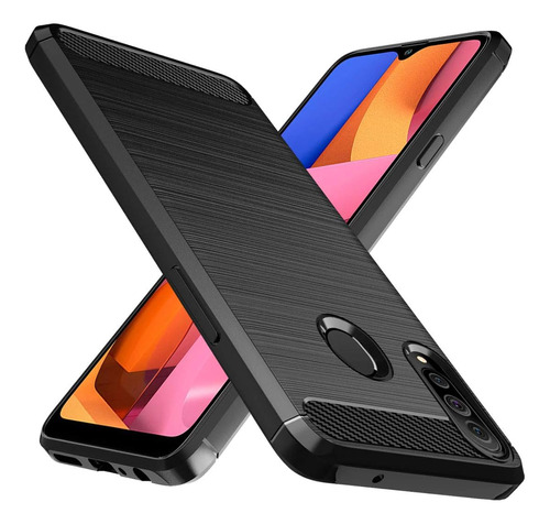 Funda Para Galaxy A20s Osophter Anti Impactos Negro