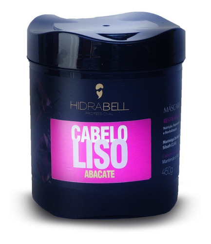 Pote De Creme Para Cabelo Liso Abacate 450ml Maciez E Brilho