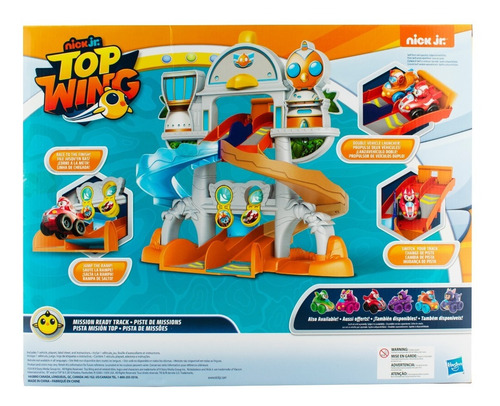 Pista Misión Top Wing Con Bolido De Rod Playskool Hasbro