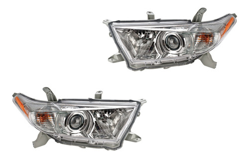 Par Faros (de Calidad) Toyota Highlander 11-13 Depo