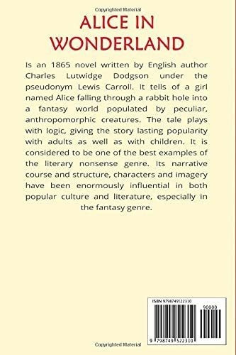 Alice In Wonderland The Original 1865 Edition With.., De Carroll, Le. Editorial Independently Published En Inglés