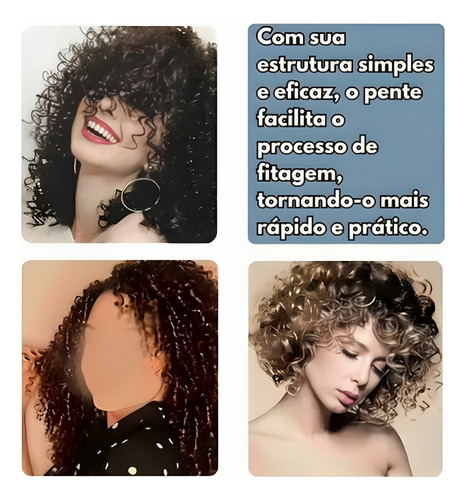 3 Pentes Para Fitagem Cabelo Ondulado Cacheado E Crespo