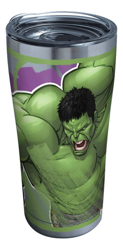 Vaso Aislado Triple Pared Hulk Mantiene Bebida Fria Caliente