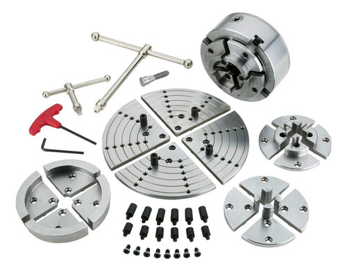 Grizzly Industrial Juego Portabroca Para Torno Madera