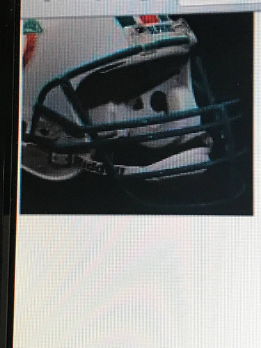 Imagem 1 de 5 de Face Do Capacete De Futebol Americano Miami Dolphins Nfl Miami Dolphins