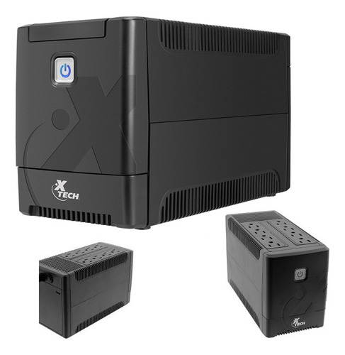 Ups Xtech Xtp-511 500va/250w Regulador Automático 8 Salidas