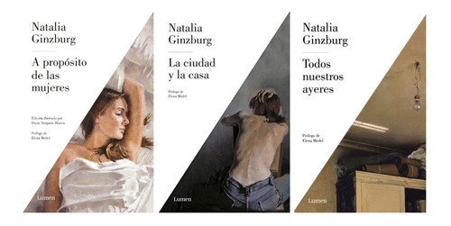 3 Libros Natalia Ginzburg Ayeres + Ciudad + Mujeres Lumen