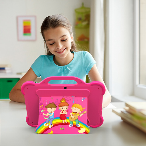 Tablet Niños Android Antigolpes Control Parental Edna Kids+ Azul