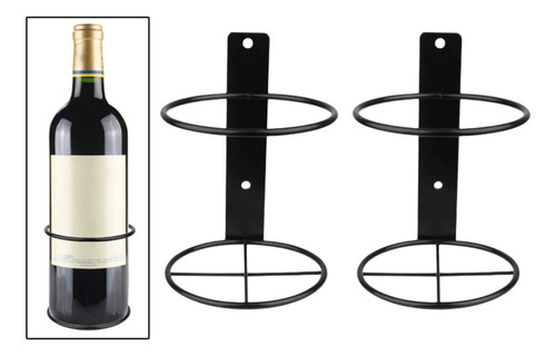 2 Peças Montadas Na Parede Rack Wall Wine Solder,