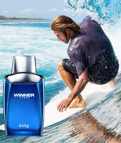 Set De Perfume Y Desodorante Esika L'bel Winner Sport Men 10