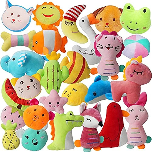 Paquete De 27 Perros Pequeños Squeaky Squeakers Juguetes Jug