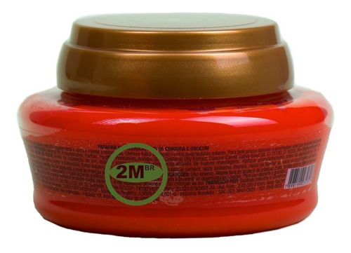 Imagem 2 de 3 de Bronzeador Cenoura Urucum Duotrato 140 Grs Bronzeamento
