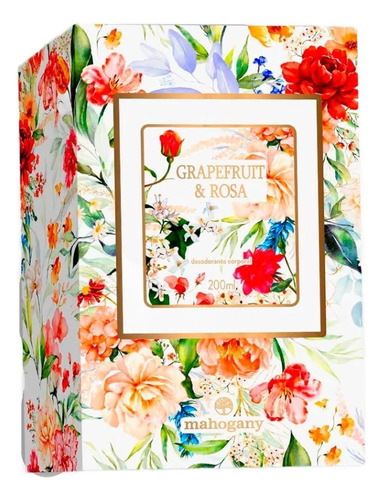Mahogany Águas Intensas Grapefruit E Rosa - Feminino 200ml