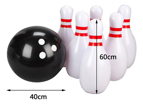 Juego De Bolos Gigantes Para Niños: Bolos Y Bolas Inflables