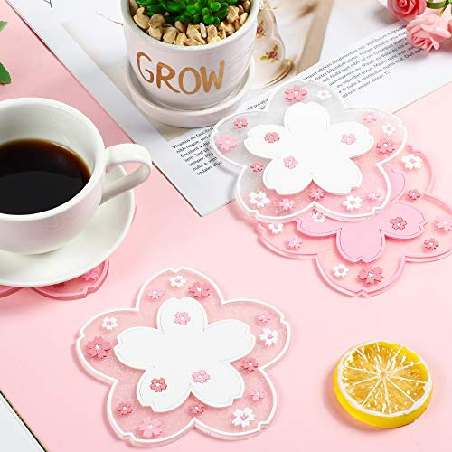 Sakura Pvc Posavasos De Flor De Cerezo Gadgets De Aislamient