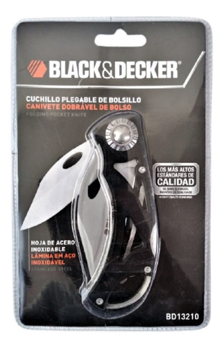 Cuchillo Plegable De Bolsillo Black+decker Bd13210
