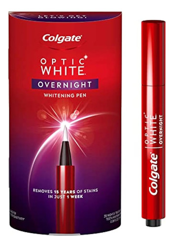 Colgate Optic White Overnight Teeth Whitening Pen, Quitamanc