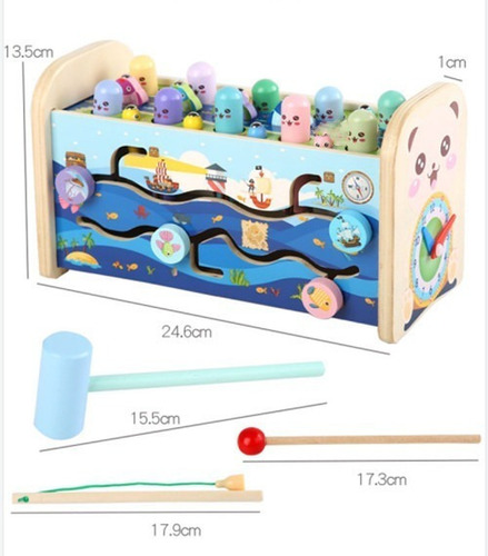 7 Em 1 Brinquedo Educativo De Xilofone De Madeira Montessori