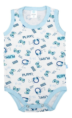 Pack 2 Body Musculosa Gamise Algodon Fantasia Bebe Niño