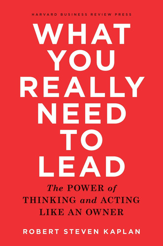 Libro: What You Really Need To Lead: The Power Of Thinking