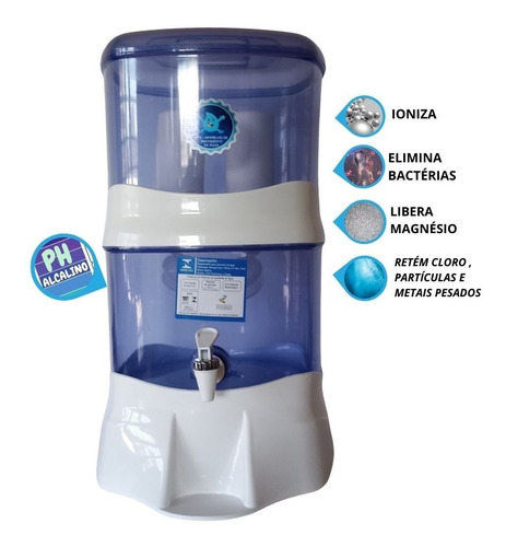 Imagem 1 de 3 de Filtro Ionizador Água Alcalina
